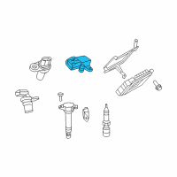 OEM Dodge Caliber Sensor-Map Diagram - 5033310AB