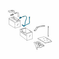 OEM Toyota Solara Negative Cable Diagram - 82123-06040