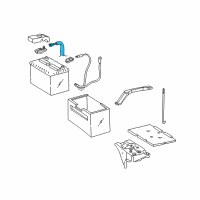 OEM 2002 Toyota Solara Positive Cable Diagram - 82122-06030