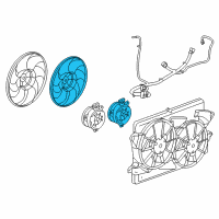 OEM 2010 Buick LaCrosse Fan Blade Diagram - 13269461