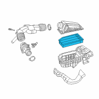 OEM 2020 Jeep Wrangler Filter-Air Diagram - 68257030AA