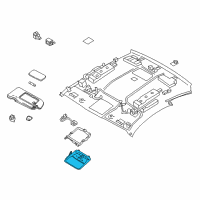 OEM Infiniti Map Lamp Assy Diagram - 26430-5CA1A