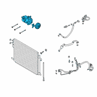 OEM 2022 Ford Police Interceptor Utility Compressor Assembly Diagram - L1MZ-19703-E