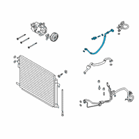 OEM Ford Police Interceptor Utility Discharge Line Diagram - L1MZ-19972-DC