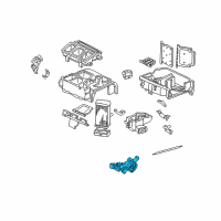 OEM 1997 Honda Civic Valve Assembly, Water Diagram - 79710-SR3-A01