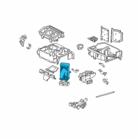 OEM 1996 Honda Civic Core, Heater Diagram - 79110-S04-G01