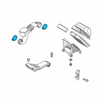 OEM Hyundai Santa Fe Clamp-Hose Diagram - 14716-08200