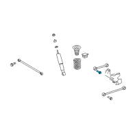 OEM 2020 Toyota 4Runner Upper Control Arm Bolt Diagram - 90105-12340