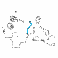 OEM 2015 Lincoln Navigator Reservoir Hose Diagram - BL1Z-3691-D