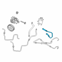 OEM Lincoln Navigator Return Hose Diagram - BL1Z-3A713-F