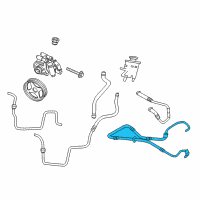 OEM 2016 Lincoln Navigator Pressure Hose Diagram - CL1Z-3A719-C