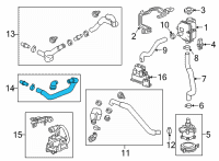 OEM Chevrolet Bolt EUV Hose Assembly Diagram - 42761122