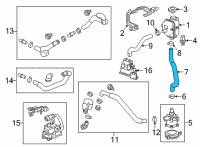 OEM 2022 Chevrolet Bolt EV Outlet Hose Diagram - 42706950