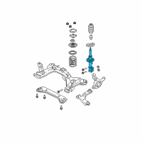 OEM 2007 Mercury Mariner Strut Diagram - 8L8Z-18124-BL