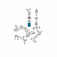 OEM 2008 Mercury Mariner Coil Spring Diagram - 5M6Z-5310-AB