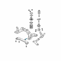 OEM 2009 Ford Escape Lower Control Arm Bolt Diagram - -W500749-S439