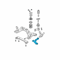 OEM 2005 Ford Escape Lower Control Arm Diagram - 6L8Z-3078-AA