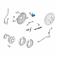 OEM Hyundai Cylinder Assembly-Wheel Rear Diagram - 58330-F9000