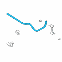 OEM Toyota Stabilizer Bar Diagram - 48812-2B031