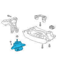 OEM 2020 Cadillac CT6 Mount Diagram - 84398913