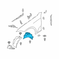 OEM 2021 BMW 330e COVER, WHEELHOUSING, REAR, F Diagram - 51-71-7-340-927