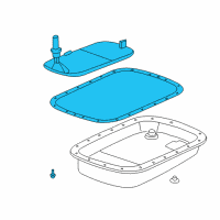 OEM BMW 750Li Gasket, Oil Pan Diagram - 24-11-7-571-235