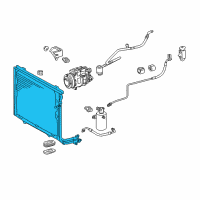 OEM Chrysler Crossfire CONDENSER-A/C Diagram - 5096844AB