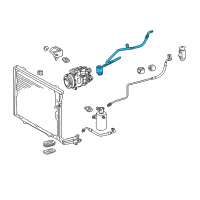 OEM Chrysler Crossfire Line-Expansion Valve To Compress Diagram - 5099060AA