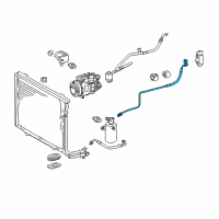 OEM 2008 Chrysler Crossfire Line-RECEIVER/DRIER To Expansion Diagram - 5099062AA