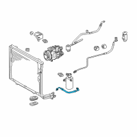 OEM 2008 Chrysler Crossfire Line-CONDENSER To RECEIVER/DRIER Diagram - 5099059AA