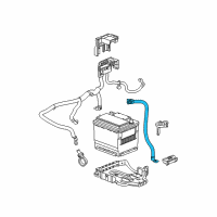 OEM 2014 Chevrolet Spark EV Negative Cable Diagram - 95281835