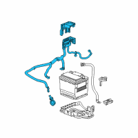 OEM Chevrolet Spark EV Positive Cable Diagram - 95400278