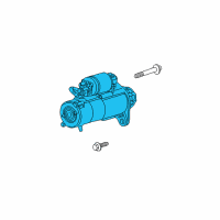 OEM 2001 Oldsmobile Alero Starter Diagram - 10465553