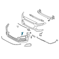 OEM 2020 Hyundai Kona Lamp Assembly-Rear Reflex Reflector, LH Diagram - 92407-J9200