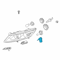 OEM 2013 Kia Optima ACTUATOR-Head Lamp Lever Diagram - 921302P000