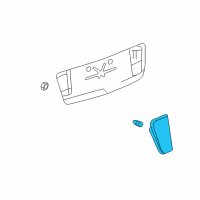 OEM 2010 Cadillac STS Back Up Lamp Diagram - 10377141