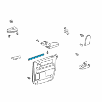 OEM 2018 Toyota Tundra Belt Weatherstrip Diagram - 68173-0C020