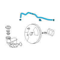 OEM 2016 Acura TLX Tube Assembly, Master Power Diagram - 46402-TZ7-A01