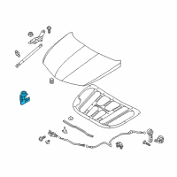 OEM 2015 Hyundai Azera Switch Assembly-Hood Diagram - 93880-3V000