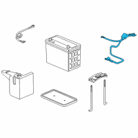 OEM 1996 Honda Civic Cable Assembly, Starter Diagram - 32410-S04-A02