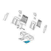 OEM Kia Optima Heater-Rear Seat Cushion Diagram - 891904C510