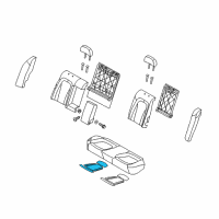 OEM 2014 Kia Optima Heater-Rear Seat Cushion Diagram - 891904C520