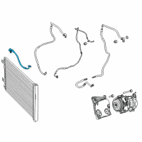 OEM Ram ProMaster 2500 Line-A/C Discharge Diagram - 68157074AE