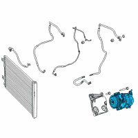 OEM Ram ProMaster 3500 COMPRESOR-Air Conditioning Diagram - 68149886AB