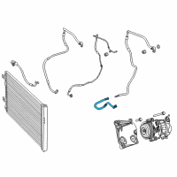 OEM 2015 Ram ProMaster 2500 Line-A/C Suction Diagram - 68195715AB