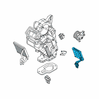 OEM 2022 Lincoln Aviator Evaporator Core Diagram - L1MZ-19860-DA