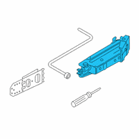 OEM 2022 BMW 330e xDrive Lifting Jack Diagram - 71-12-6-889-181
