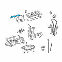 OEM 2002 Toyota Prius Gasket Diagram - 17177-21010