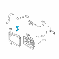 OEM 2006 Lexus LS430 Hose, Radiator, NO.1 Diagram - 16571-50180