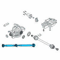 OEM BMW X4 DRIVE SHAFT ASSY REAR Diagram - 26-10-7-855-835